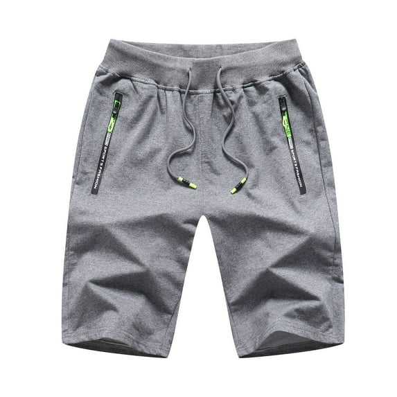 SWSMCLT Men's Soft Lightweight Sweat Shorts Gym Shorts Drawstring Joggers Short Comfy Cotton Spandex Summer Dark Grey XX-Large