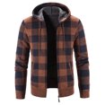 thumbnail image 1 of SWSMCLT Men's Sweaters Coat Warm Soft Winter Cardigan Winter Lounging Long Sleeve Outerwear Brown Small, 1 of 3