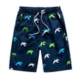 thumbnail image 1 of SWSMCLT Men's Swim Shorts Beach Bathing Suit Boyshort Surf Quick Dry Light Swimwear Summer Loose Mid Rise Style4 Large, 1 of 4