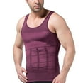thumbnail image 1 of SWSMCLT Men's Tank Tops Vest Tummy Control Summer Compression Vest Slim Shapewear Tight Medium Soft Nylon Purple X-Small, 1 of 1
