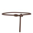 thumbnail image 1 of SWSMCLT Women's 2025 Belt Cocktail Belt For Dress Faux Leather Summer Adjustable Casual Fall All Seasons Coffee X-Small-Large, 1 of 1