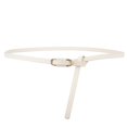 thumbnail image 1 of SWSMCLT Women's 2025 Belt Cocktail Belt For Dress Faux Leather Summer Adjustable Casual Fall All Seasons Cream X-Small-Large, 1 of 1