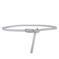 thumbnail image 1 of SWSMCLT Women's 2025 Belt Cocktail Belt For Dress Faux Leather Summer Adjustable Casual Fall All Seasons Grey X-Small-Large, 1 of 1