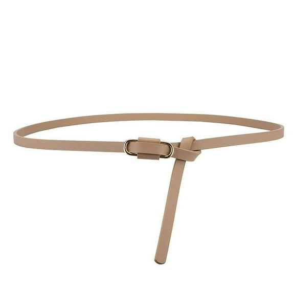 SWSMCLT Women's 2025 Belt Cocktail Belt For Dress Faux Leather Summer Adjustable Casual Fall All Seasons Umber X-Small-Large
