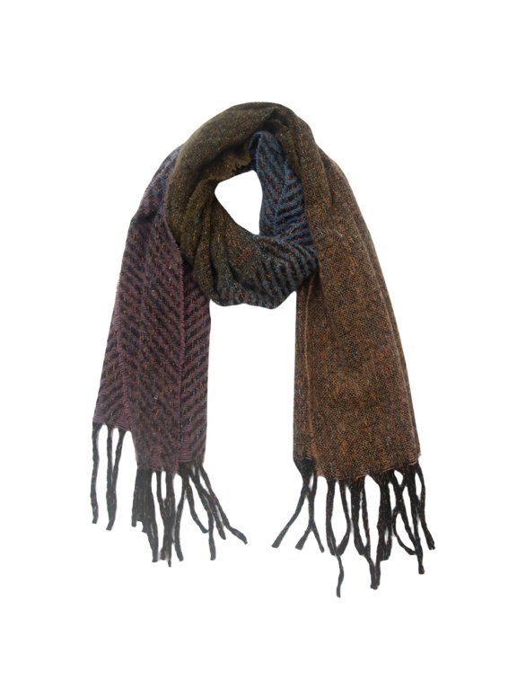 Women's 2025 Scarf Brushed Muffler Comfy Cute Casual Fringe Convertible Scarves & Wraps Fall Soft Style2 One Size