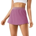 thumbnail image 1 of SWSMCLT Women's Active Scooter Boyleg Comfy Casual Classic Above Knee Length Chic Skort Aline Scooter Skirt Red 6, 1 of 4