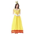 thumbnail image 1 of SWSMCLT Women's Aline Halloween 3 Piece Outfit Acting Halloween Dresses Ankle Dress Breathable Chic Cos Carnival Yellow 10-12, 1 of 5