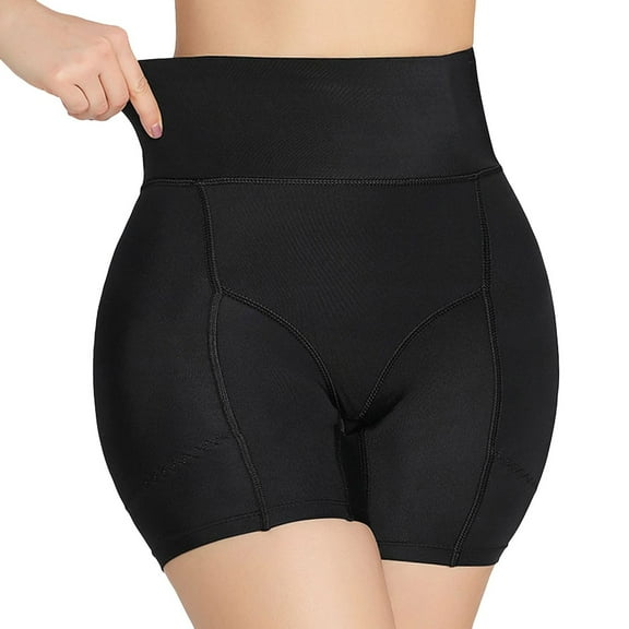 SWSMCLT Women's Autumn Body Shapewear Shorts Trainer Butt Lifting Firm Curvy Elasthane Gala Body Shaper Cocktail Body Shaper Black 14