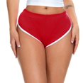 thumbnail image 1 of SWSMCLT Women's Autumn Shorts Athletic Cheeky Jogger Jogging Short Yoga Shorts Yoga Pants Breathable Comfy Burgundy 8, 1 of 5