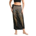 thumbnail image 1 of SWSMCLT Women's Beach Sarong Boho Wrap Skirt Summer Cover Up Skirt High Waist Fitted Uv Protection Winter Style5 X-Small-Large, 1 of 1