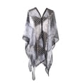 thumbnail image 1 of SWSMCLT Women's Beach Shawl Chiffon Scarf Soft Lightweight Swing Cape Off The Shoulder Thin Travel Black One Size, 1 of 1