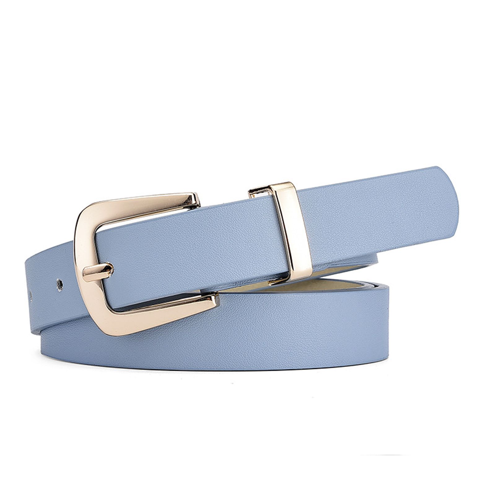 Elegant Blue and Silver Women\'s Belt Womens Belt for Dress - Silver Blue Leather Belt - Belt for  main image 3