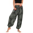 thumbnail image 1 of SWSMCLT Women's Boho Yoga Pant Harem Pants Hippie Workout Joggers Long Casual Comfy Loose Mid Rise Lightweight Style1 Small-X-Large, 1 of 4
