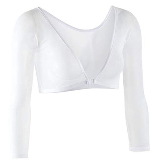 SWSMCLT Women's Bolero Shrug Mesh Blouse Summer Party Fall Sheer Cape V Neck Top Crop Deep V Neck Sexy Soft White 10