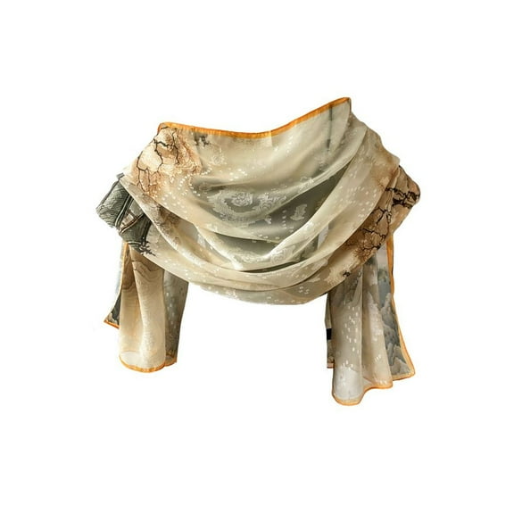 SWSMCLT Women's Breathable Muffler Pashmina Shawl 2025 Banquet Soft Pashmina Shawl Casual Cocktail Fall Comfy Style22 One Size