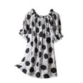thumbnail image 1 of SWSMCLT Women's Breathable Pajama Tops Crew Neck Home Comfy Loose Soft Loungewear Convertible Nightwear Black X-Small-Large, 1 of 1