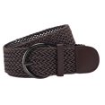 thumbnail image 1 of SWSMCLT Women's Buckle Belt Faux Leather Braided Travel Holeless Casual Metal Buckle Braided Belt Coffee Small-Large, 1 of 1