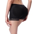thumbnail image 1 of SWSMCLT Women's Butt Lifting Shapewear Shorts Mid Thigh Shaper Shorts Hip Pads Padded Mesh Butt Lifter Tight Black Small, 1 of 4