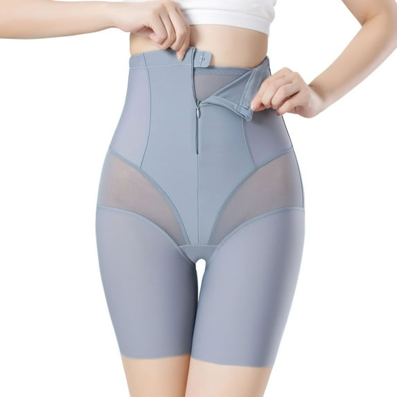 SWSMCLT Women's Butt Lifting Shapewear Shorts Tummy Control Shapewear Tight Prom Slim Breathable Classic Body Shaper Blue Small