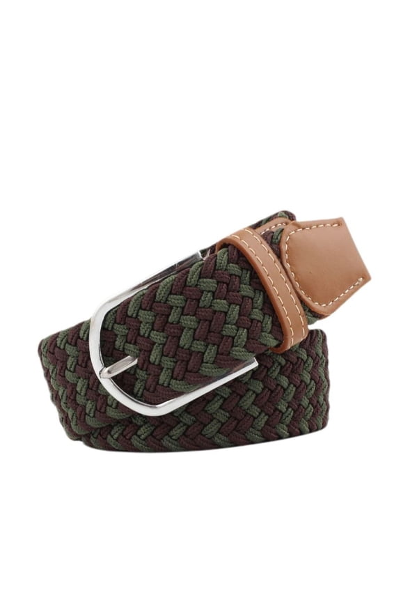 Women's Canvas Belt Men Slimming Fashion Web Belt Classic Buckle Wide Regular Fit Spring Webbing Belt Green Coffee Fit Waist 29“-41”