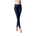 thumbnail image 1 of SWSMCLT Women's Casual Mid Rise Pants Leggings Ankle Pant Costume Stretch Skinny Summer Elastic Waist Thin Navy Small-Large, 1 of 1