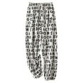 thumbnail image 1 of SWSMCLT Women's Comfy Pajama Pants Loose Fashion Cute Peasant Nightwear Elastic Loungewear Elastic Band Grey X-Small-Large, 1 of 1