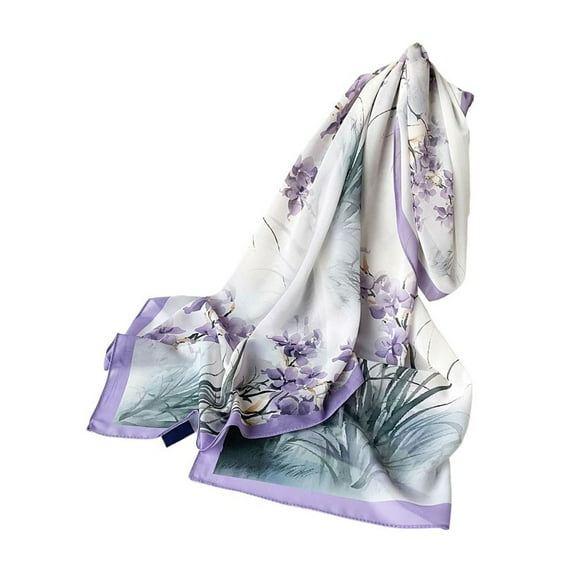 SWSMCLT Women's Convertible Pashmina Shawl Holiday Chiffon Fashion Pashmina Shawl Cool Muffler Fall Elegant Style5 One Size