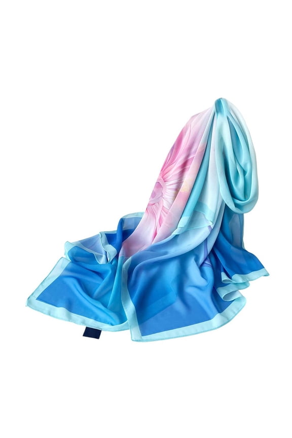 Women's Convertible Pashmina Shawl Holiday Chiffon Fashion Pashmina Shawl Cool Muffler Fall Elegant Style9 One Size