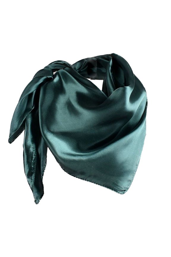 Women's Cool Hair Scarf Fall Blackout Safety Acting Spring Convertible Head Wrap Head Scarf Fashion Dark Green One Size