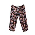 thumbnail image 1 of SWSMCLT Women's Cotton Pajama Pants Pj Bottom Lightweight Christmas Pajamas Capri Cool Spring Modal Lounging Black X-Large, 1 of 1