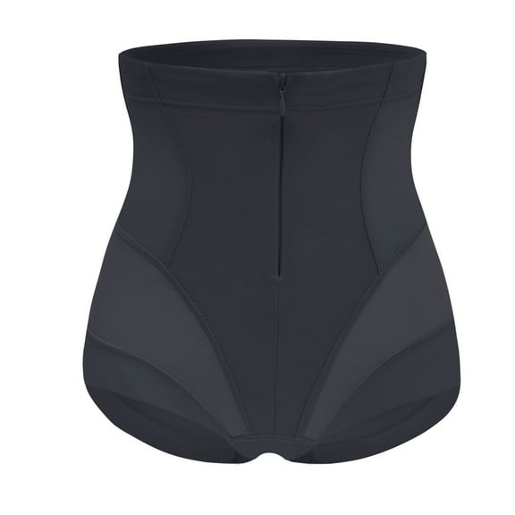 SWSMCLT Women's Elasthane Body Shaper Briefs Full Coverage Firm Hip Lifter Body Shaper Trainer Empire Waist Shaper Panties Black Large