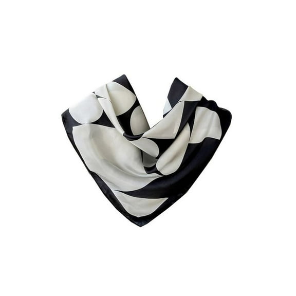 SWSMCLT Women's Elegant Bandana Comfy Breathable Spring Head Scarf Scarf Casual Light Fall Convertible Black White One Size