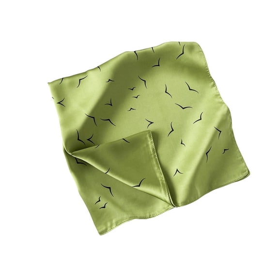 SWSMCLT Women's Elegant Bandana Comfy Breathable Spring Head Scarf Scarf Casual Light Fall Convertible Green One Size