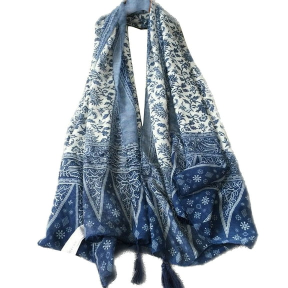 SWSMCLT Women's Fall Scarf Thin Shawl Travel Soft Lightweight Pashmina Vintage Summer Winter Uv Protection Style10 One Size