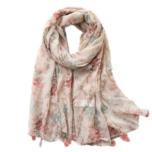 SWSMCLT Women's Fall Scarf Thin Shawl Travel Soft Lightweight Pashmina Vintage Summer Winter Uv Protection Style11 One Size