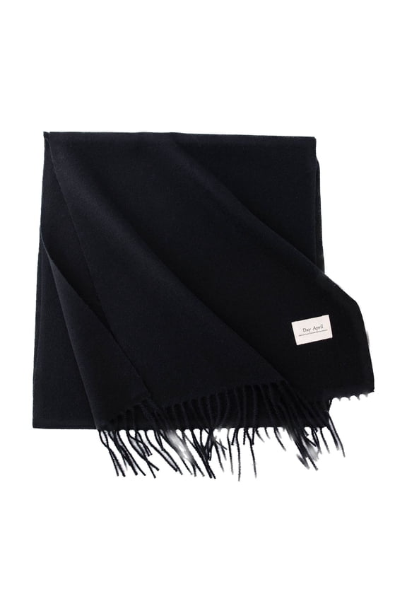 Women's Fall Shawl Warm Scarf Thick Family Cozy Pashmina Spring Fringe Soft Convertible Classic Black One Size