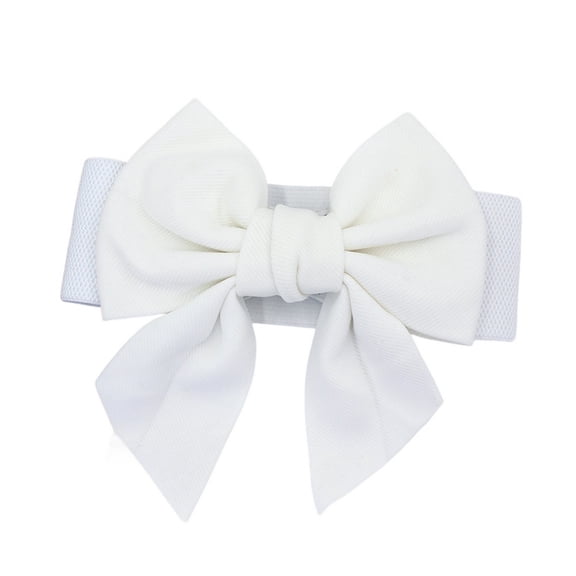 SWSMCLT Women's Fashion Belt Cute Belt For Dress Thick Casual Cotton Basic Winter Slim Snap On Adjustable Belts White X-Small-Large