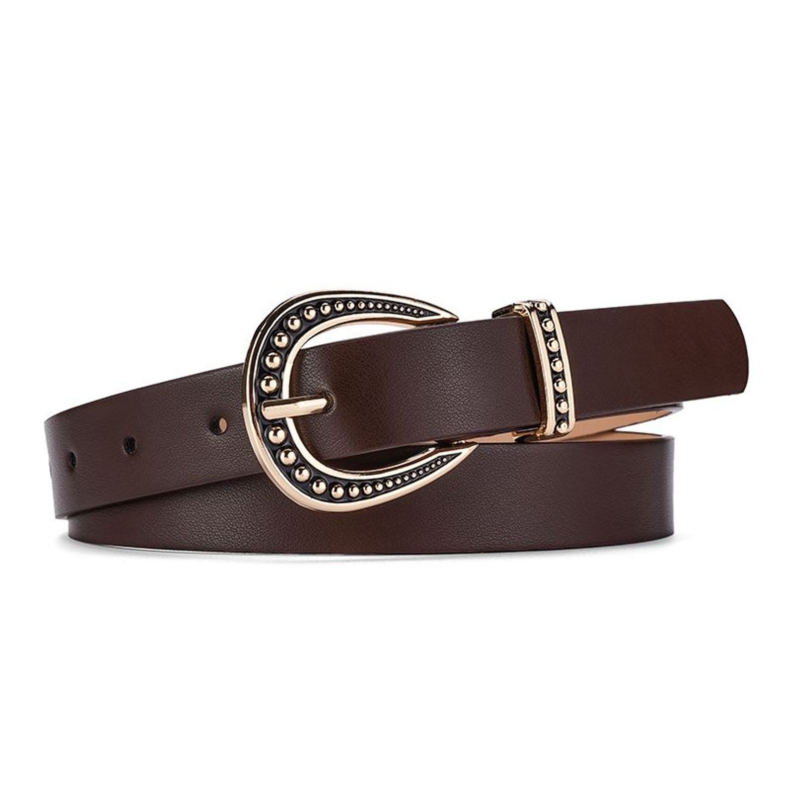 Women\'s Retro Western Belt with Metal Buckle in Faux Leather The Best Western Women Belt I main image 3