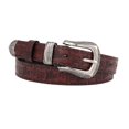 thumbnail image 1 of SWSMCLT Women's Faux Leather Belt Metal Renaissance Buckle Vintage D Ring Work Adjustable Belts Medieval Coffee Small-Large, 1 of 5