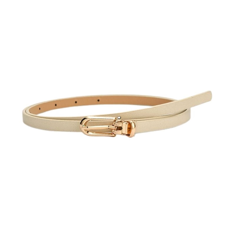Elegant Gold and Cream Women\'s Belt Women Artsy Fashion Belt Waist Hip Gold Metal Chain Cream  main image 4