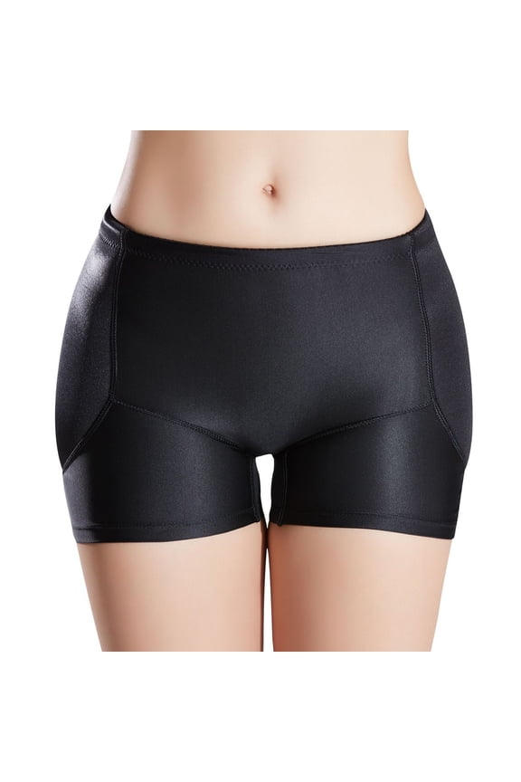 Women's Firm Body Shaper Shorts Butt Lifting Shaper Tight Butt Enhancing Butt Lifter Sexy Spandex Mid Thigh Wedding Black XX-Large