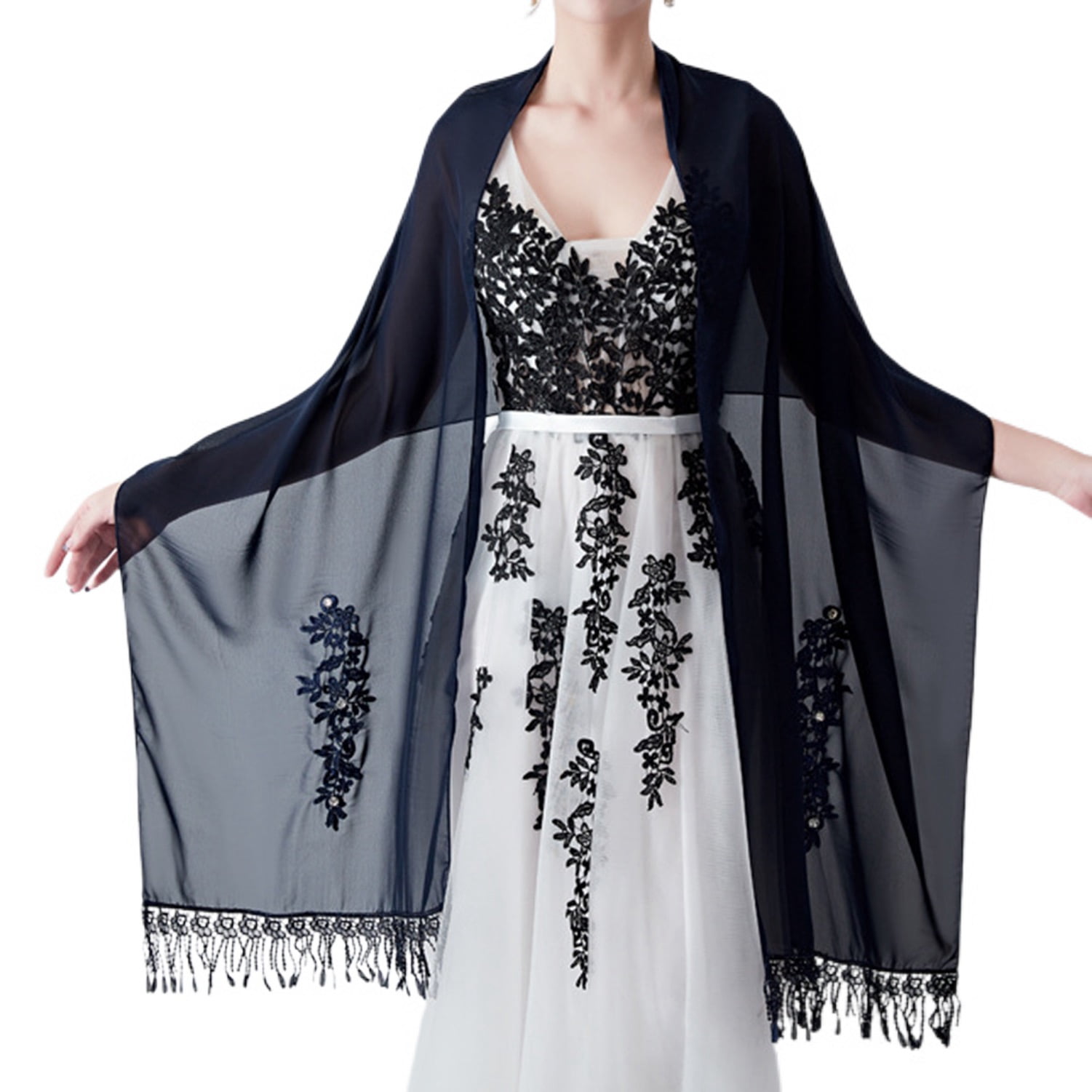 womens shawl with sleeves