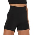 thumbnail image 1 of SWSMCLT Women's High Waist Biker Shorts Yoga Legging Shorts Athletic Buttery Soft Seamless Thigh Workout Tummy Control Gym Slim Fit Compression Running Sports Black Large, 1 of 3