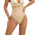 thumbnail image 1 of SWSMCLT Women's High Waisted Shaper Shorts Tummy Control Sexy Summer Firm Body Thong Slimming Control Panties Nude Large, 1 of 1