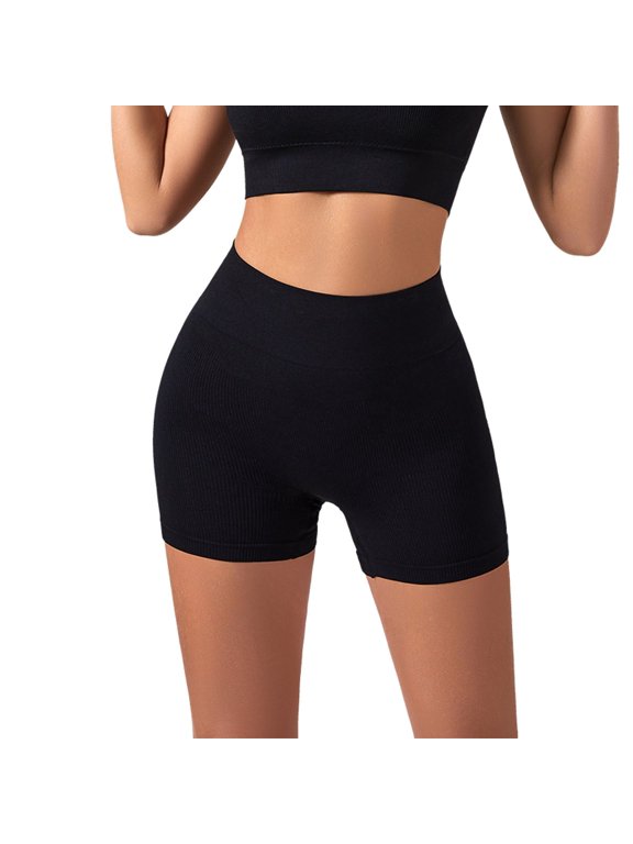 Women's High Waisted Shapewear Shorts Summer Butt Lifter Firm Control Panties Spandex Mid Thigh Wedding Butt Lifting Black Medium