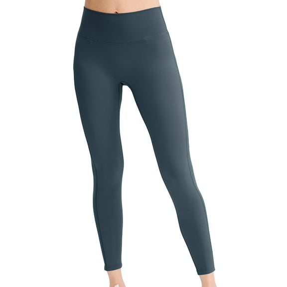 SWSMCLT Women's High waisted Yoga Legging Workout Pant Pants Slimming Slim Fit Seamless Tummy Control Stretch Running Athletic Buttery Soft Tight Grey 4