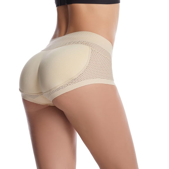SWSMCLT Women's Hip Pads Padded Shapewear Body Shaper Underwear Panties Wedding Shorts Tight Low Waist Thigh Lifter Butt Lifter Nude 14