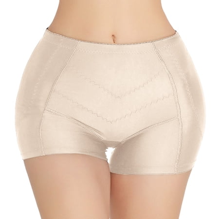 SWSMCLT Women's Hip Pads Padded Shapewear Shorts Butt Enhancer Tummy Control Shaper Panties Hip Dip Lifting Booty Thigh Padding Underwear Shaping Nude 12