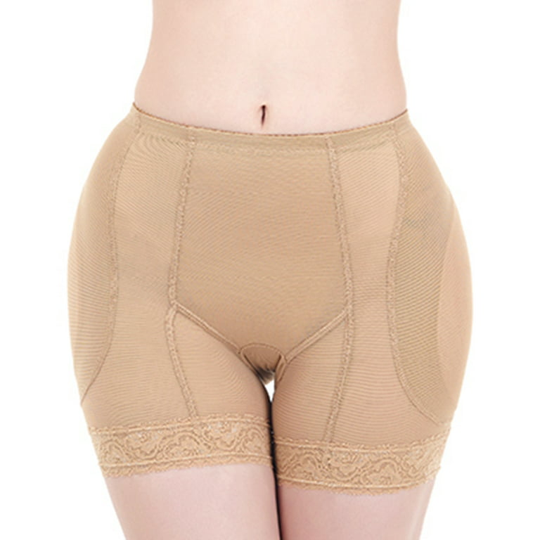 SWSMCLT Women's Hip Pads Padded Shapewear Shorts Hip Enhancer Underwear  Seamless Shaper Panties Tummy Control Butt Lifter Dip Slimming High Waisted  Thigh Nude X-Small 