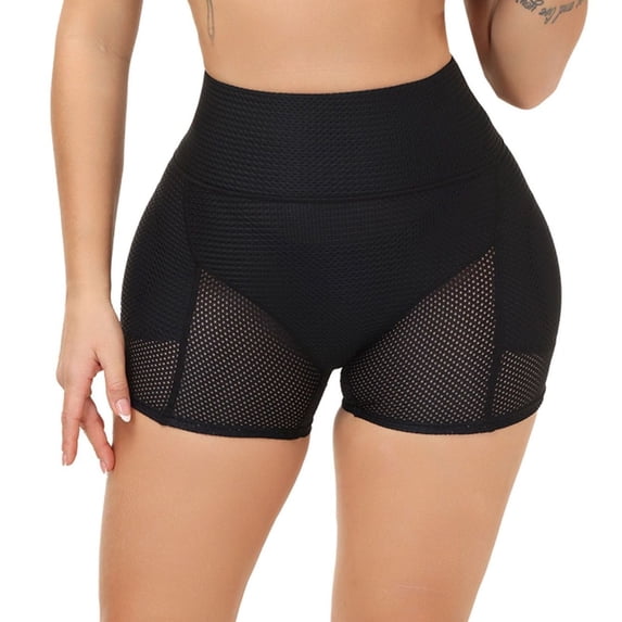 SWSMCLT Women's Hip Pads Shaper Tight Tummy Control Padding Padded Shapewear Shorts Body Shaper High Waist Hip Enhancer Bridal Black1 X-Large
